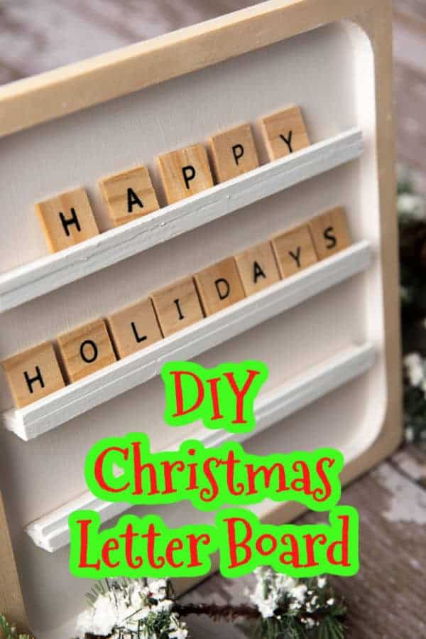 diy letter board pin image