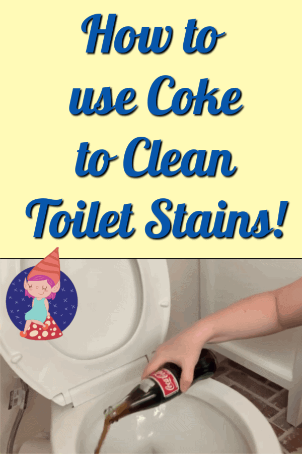 pouring coke in a toilet