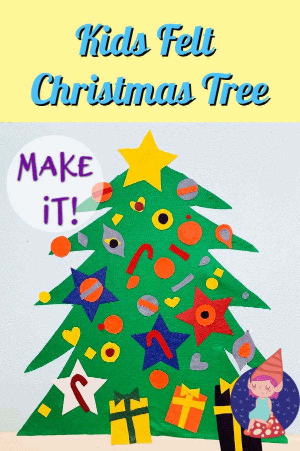 felt christmas tree graphic