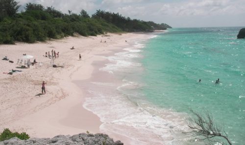 Warwick long bay... Is long, sandy and not too crowded.