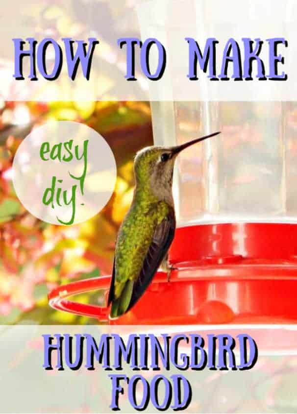 how to make hummingbird nectar