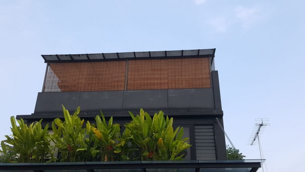 the use of bamboo shades in upper level