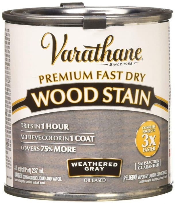 Rust-Oleum Varathane Premium Fast Dry Wood Stain Weathered Gray