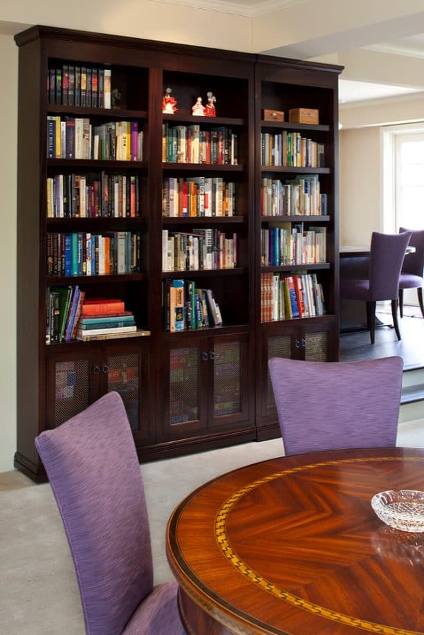 a secret door that looks like a regular bookshelf