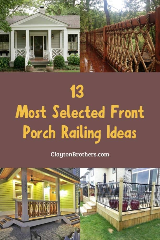 13 Most Selected Front Porch Railing Ideas To Consider Jimenezphoto