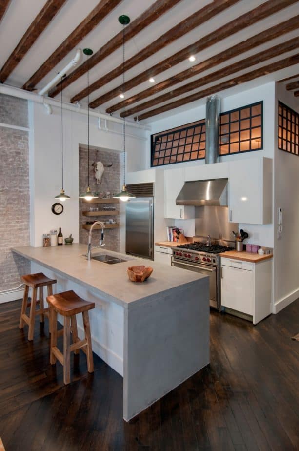 indoor transom windows to give extra light to a windowless bedroom