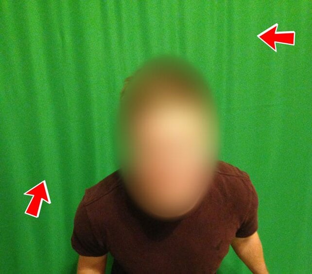 How to Do Shoot Your Own Green Screen Videos On A Budget Part 1 2 green screen wrinkles in screen