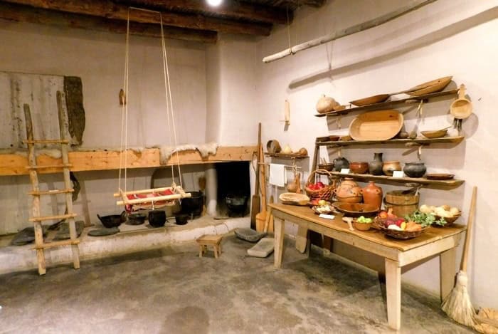 The kitchen at the hacienda martinez