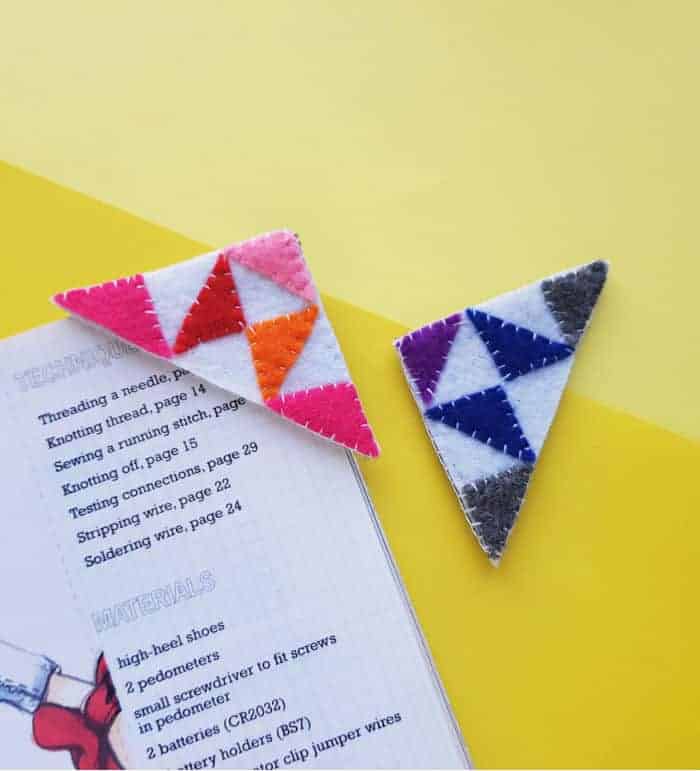 Finished corner bookmarks.