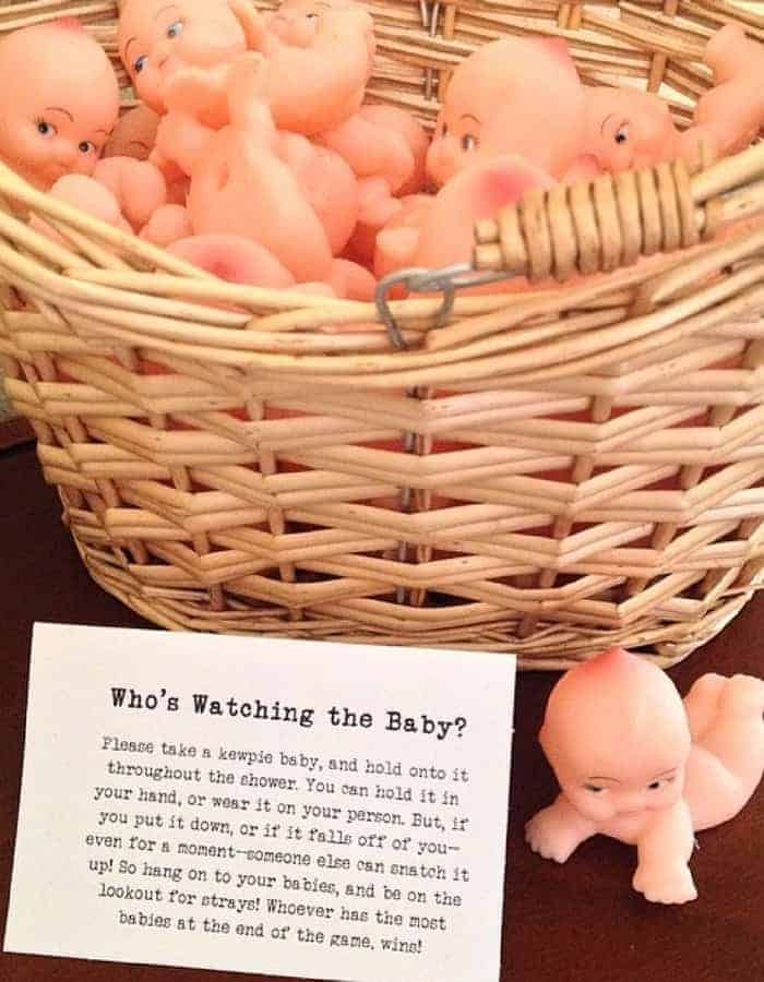 WHO’S WATCHING BABY - Refreshing baby shower game ideas, printables and more so you can plan the best baby shower! Baby shower games for women, men and couples. WHO’S WATCHING BABY - Refreshing baby shower game ideas, printables and more so you can plan the best baby shower! Baby shower games for women, men and couples.