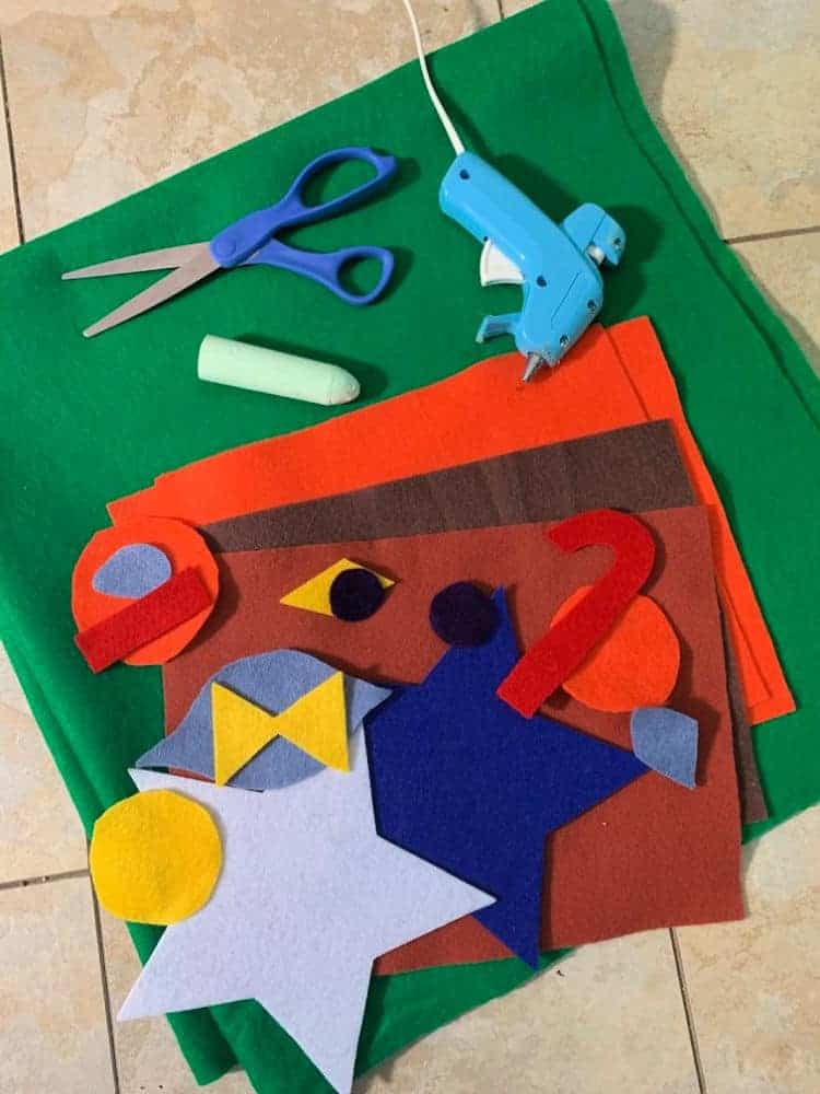 supplies for felt christmas ornaments