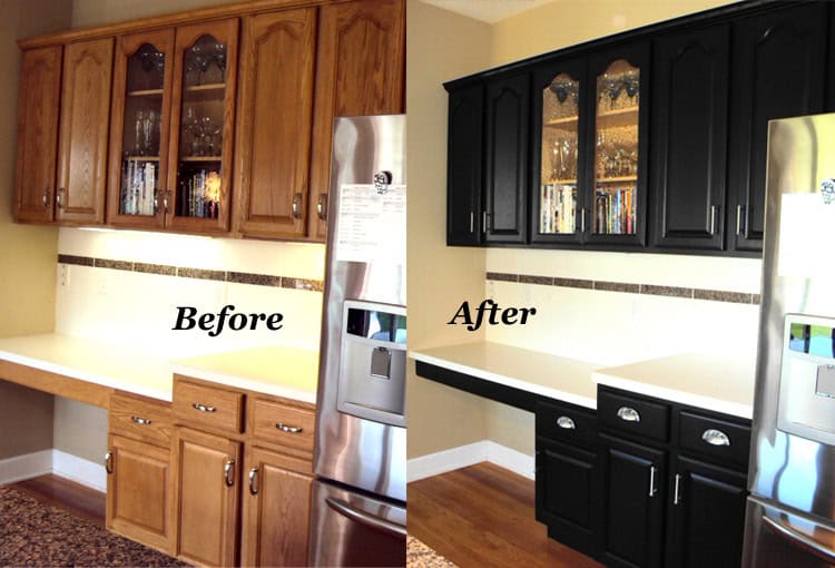 Updating Oak Kitchen Cabinets Before And After 11 Attractive Inspirations For Your Next Project Jimenezphoto