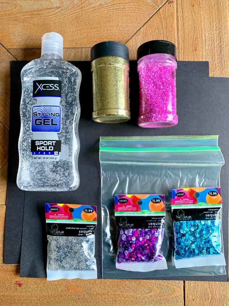 supplies for galaxy sensory bags