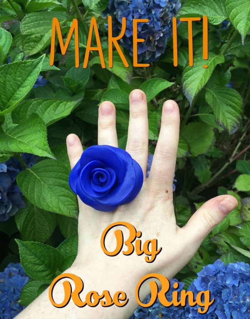 Polymer Rose ring tutorial