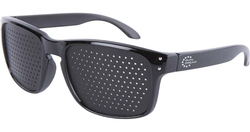 Occhiali stenopeici Modern black Dual Dream © occhiali Bates vendita diretta