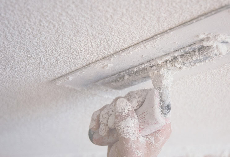 Sierpleister spachtelputz plafond