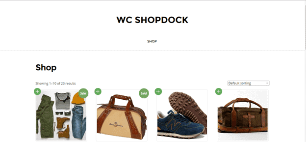 wc shop dock