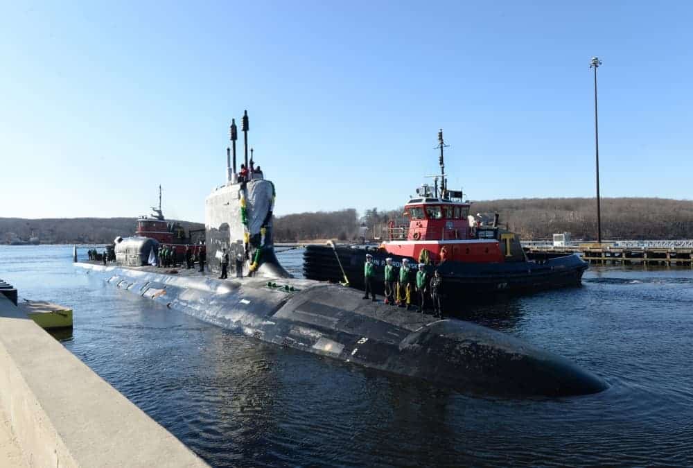 USS North Dakota just returned from her first deployment in February. Photo by Petty Officer 1st Class STEVEN HOSKINS , Naval Submarine Support Center, New London