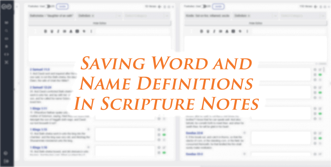 saving word and name definitions saving word and name definitions