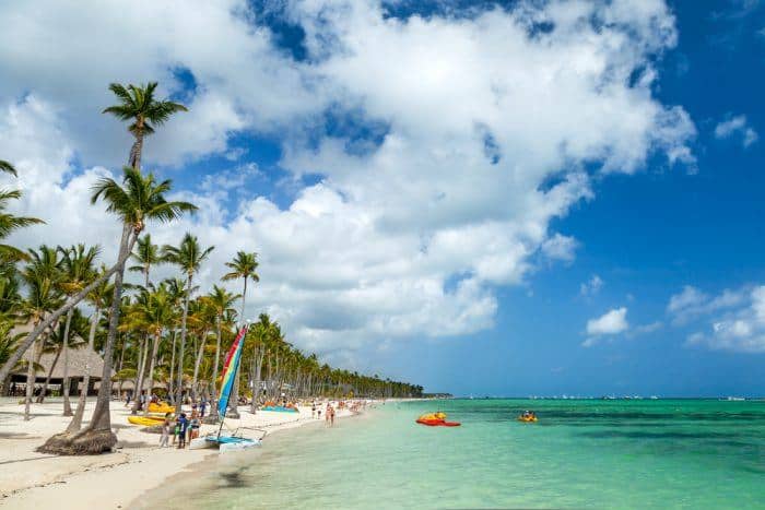 The hard rock hotel punta cana in the caribbean