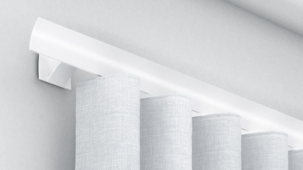 Interstil W1 Design Vorhangschiene 1-läufig inklusive Zubehör Artikelbild