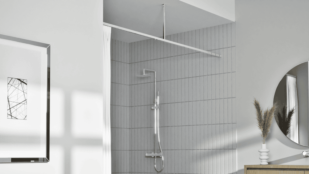 Interstil Cubus 1 Gerade Duschvorhangstange Artikelbild