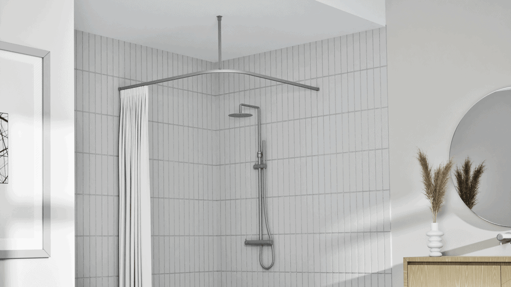 Interstil Cubus 1 L-Form - Duschvorhangstange Artikelbild