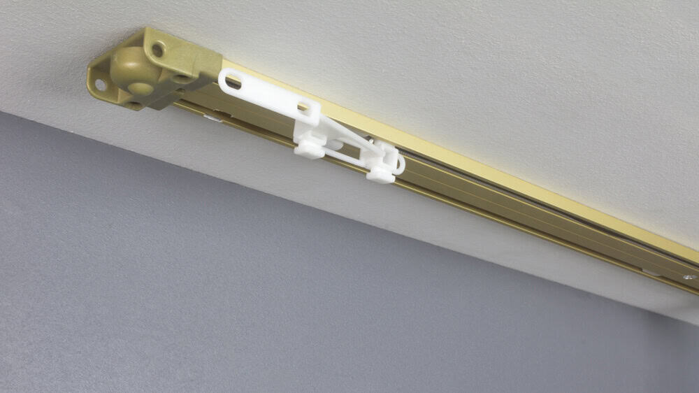 Modell 815 1-läufige Gardinenschiene mit Überlauf & Schnurzug Artikelbild