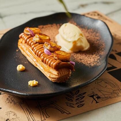 *NOVO* Éclair de Banoffee com caramelo de doce de leite