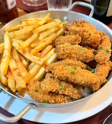 Peixe com fritas
