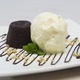 Petit Gateau com Sorvete de Baunilha 