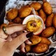 Porção Bolinho Abóbora com Carne Seca