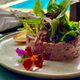 Tartar de Carne Com Salada.