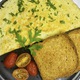 Omelete + pão