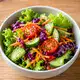Salada colorida