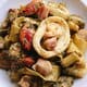 Pappardelli aos Frutos do Mar ao Pesto