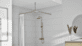 Interstil Cubus 1 L-Form - Duschvorhangstange