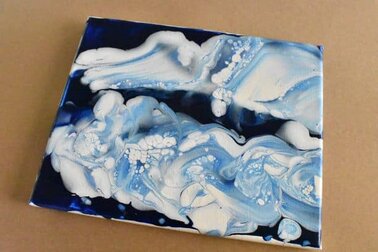 How To Paint Clouds Delightfully Easy Acrylic Pouring Homebody Hall A palette (a paper plate works fine). how to paint clouds delightfully easy
