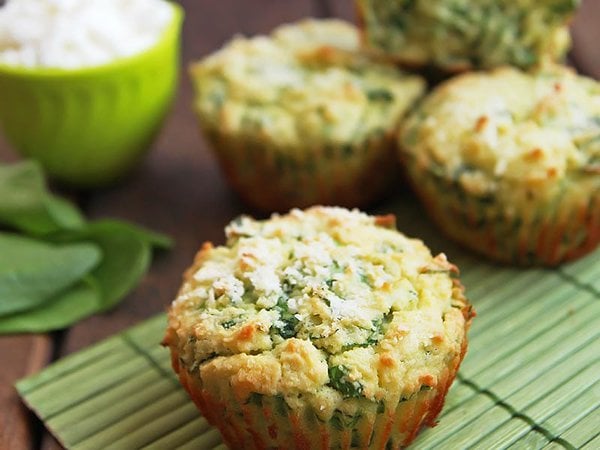 Spinach Muffins With Ricotta Leelalicious Preheat oven to 350°f and grease a muffin tin or line with baking cups. spinach muffins with ricotta leelalicious