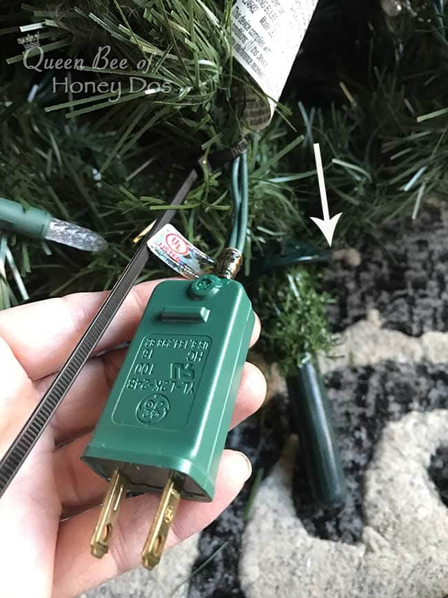 Pre Lit Christmas Tree Lights Repair Replace Queen Bee Of Honey Dos