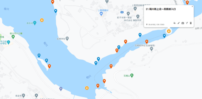 永久保存版 相模湖バス釣りポイントマップ作りました 釣りウマを目指して