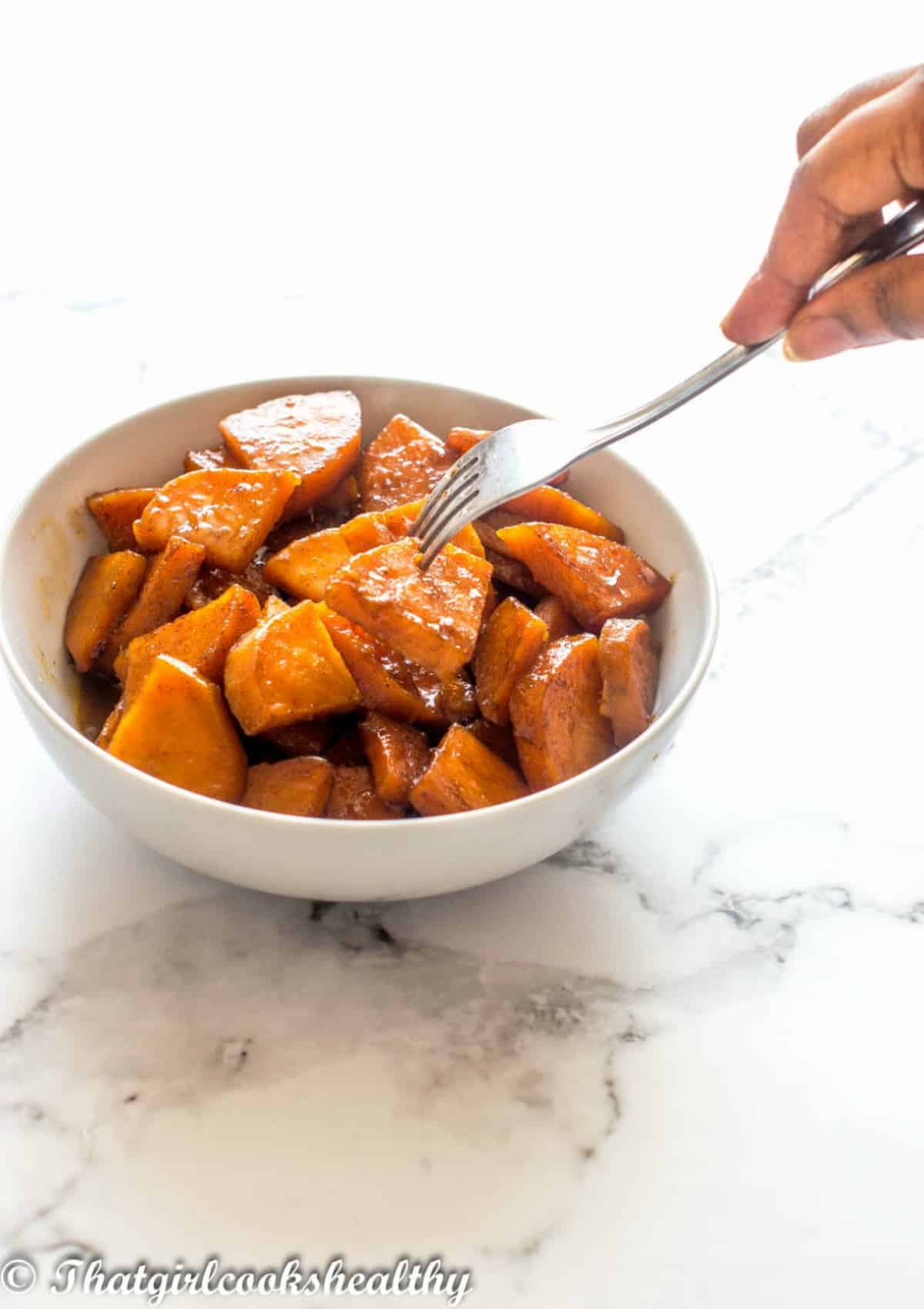 Stove Top Candied Yams Vegan That Girl Cooks Healthy Of course, as with any paleo food, sweet potatoes aren't required. stove top candied yams vegan that