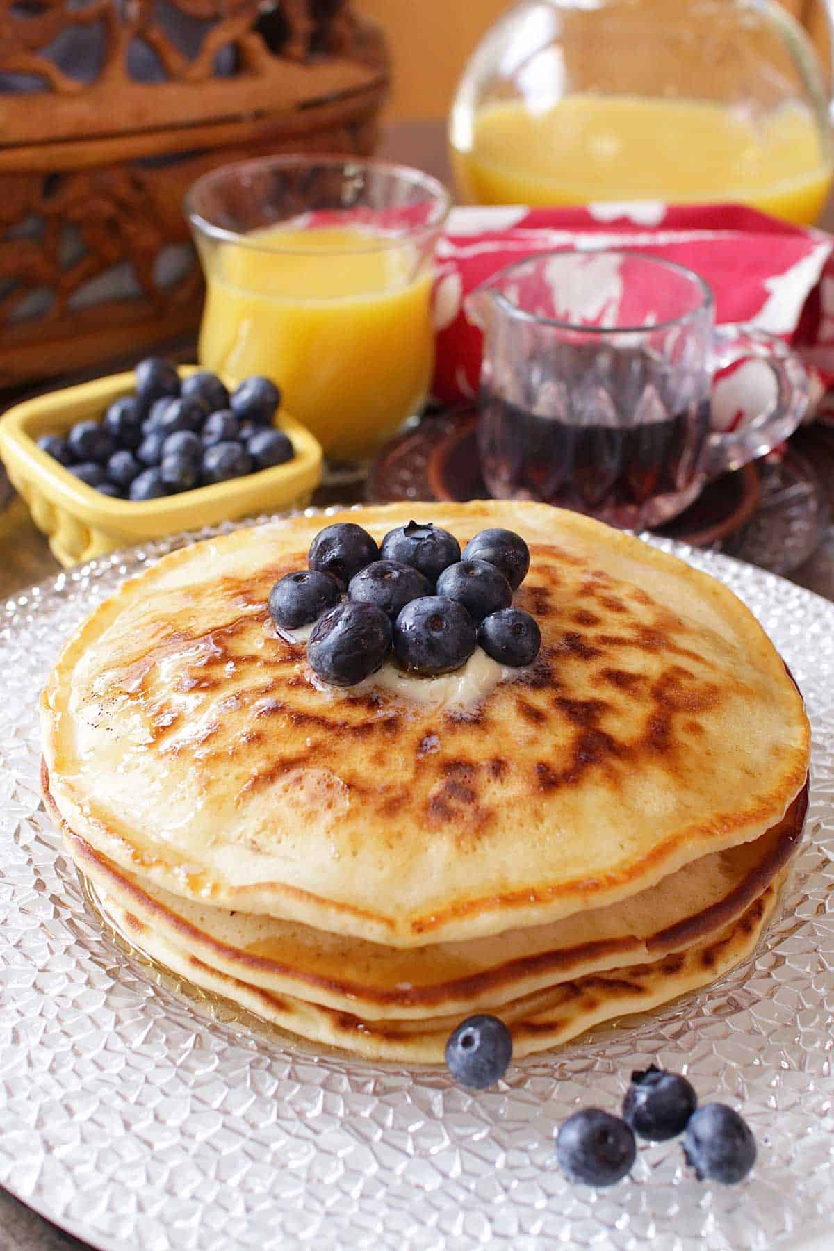 Pancake Recipe For One Fluffy And Delicious One Dish Kitchen