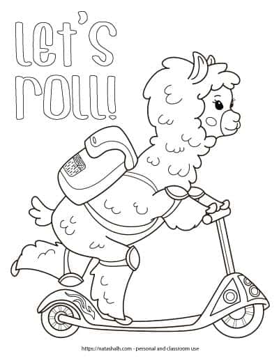 Ridiculously Cute Llama Coloring Pages For Kids Teens The Artisan Life Feel free to print and color from the best 38+ cute llama coloring pages at getcolorings.com. ridiculously cute llama coloring pages