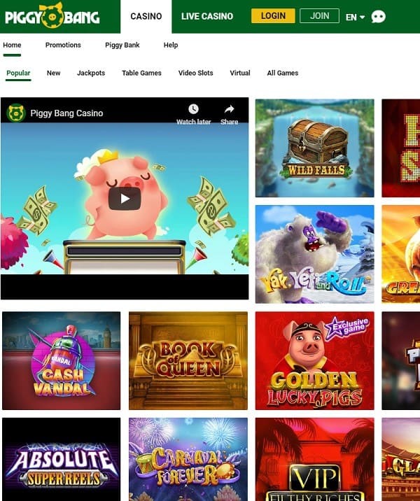 Piggy Bang Casino Piggy Bang Casino