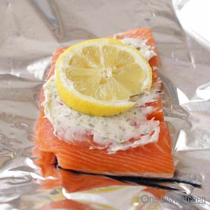 Easy Baked Salmon Recipe Single Serving One Dish Kitchen