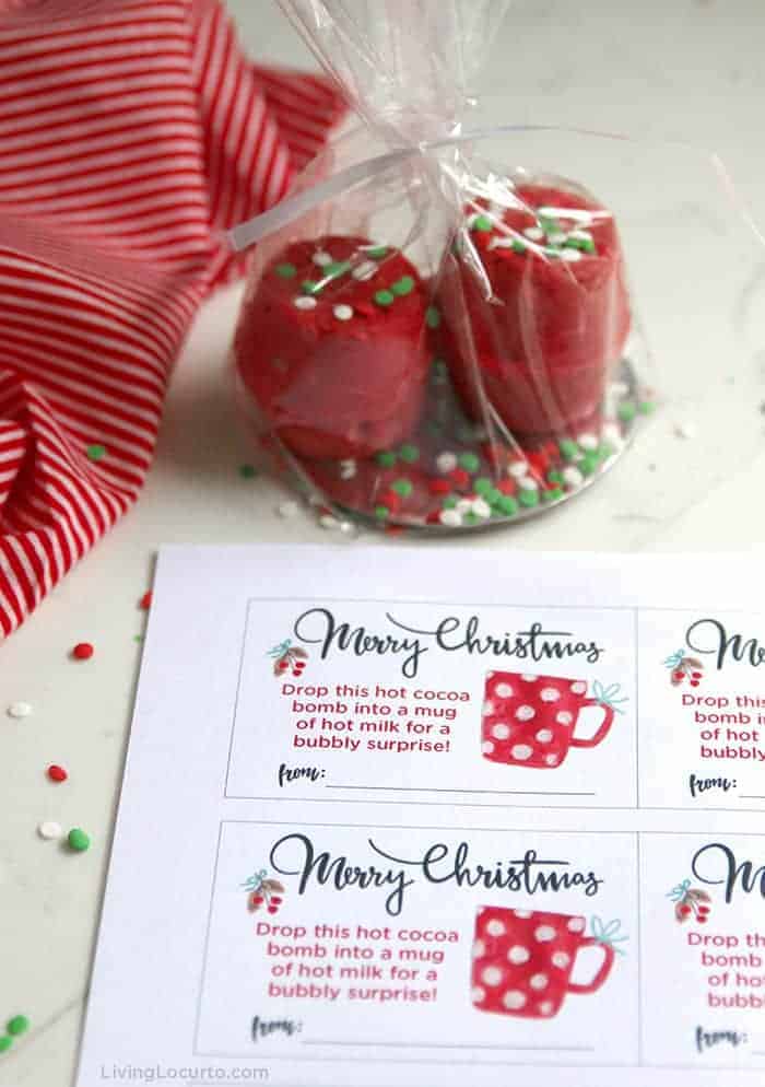 Valentine s Hot Cocoa Bomb ToFrom Labels With Instructions From 24 