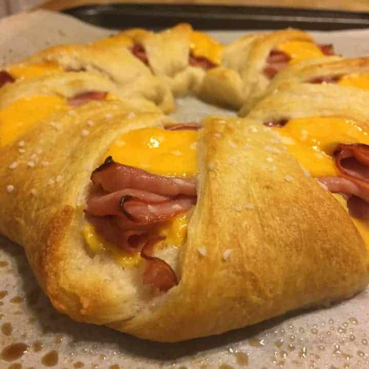 Ham And Cheese Crescent Ring Feast For A Fraction