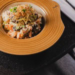 Risoto de Salmão e Cogumelos