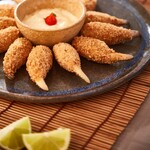 Patinha de caranguejo empanada